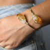 Bracelete Duas Pontas de Citrino